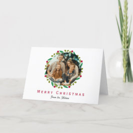 Festividades Cartão de Feriado de Natal Folheto da Família