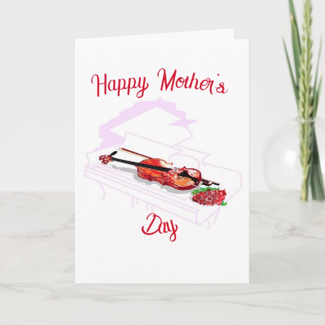 Festividades Cartão de Feriado : Dia das Mães (Frente)