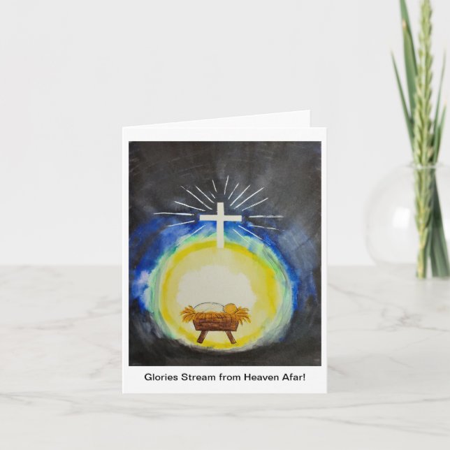 Festividades Cartão de Feriado Dobrado (Frente)