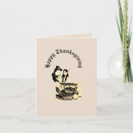 Festividades Cartão de Feriado Dobrado: Ação de Graças Feliz