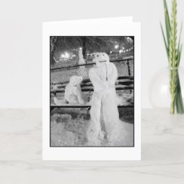 Festividades Cartão de Feriado 'Inverno Amigos' - Vazio