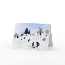 Cartão de Feriado para Dormir