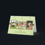 Festividades Cartão de Feriado Personalizado da Família de Quad<br><div class="desc">Se quiser ver este design em um tamanho,  cor ou produto diferente,  basta enviar um e-mail para holidayemporium@gmail.com. Ficaria feliz em ajudá-lo. 

  Dê uma olhada em mais itens de Feriados... </div>