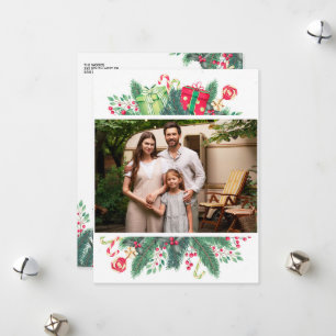 Festividades Cartão de Feriado Plano, Tamanho: 4,25" x 5,5", Pa