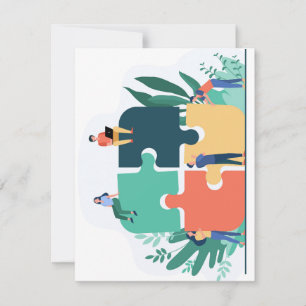 Festividades Cartão de Feriado Plano, Tamanho: 4,25" x 5,5", Pa