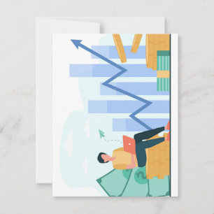 Festividades Cartão de Feriado Plano, Tamanho: 4,25" x 5,5", Pa