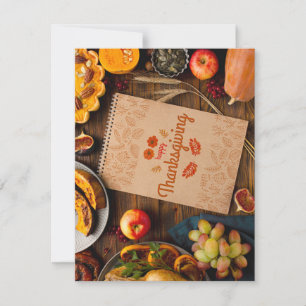 Festividades Cartão de Feriado Plano, Tamanho: 4,25" x 5,5", Pa