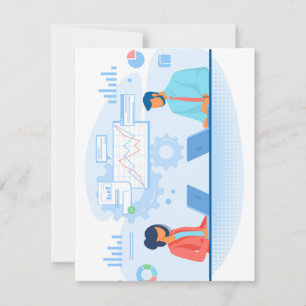 Festividades Cartão de Feriado Plano, Tamanho: 4,25" x 5,5", Pa