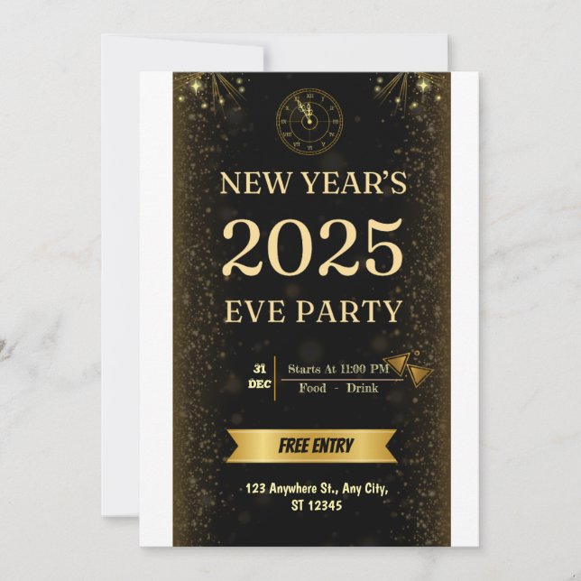 Festividades Cartão de Feriado Simples (Frente)