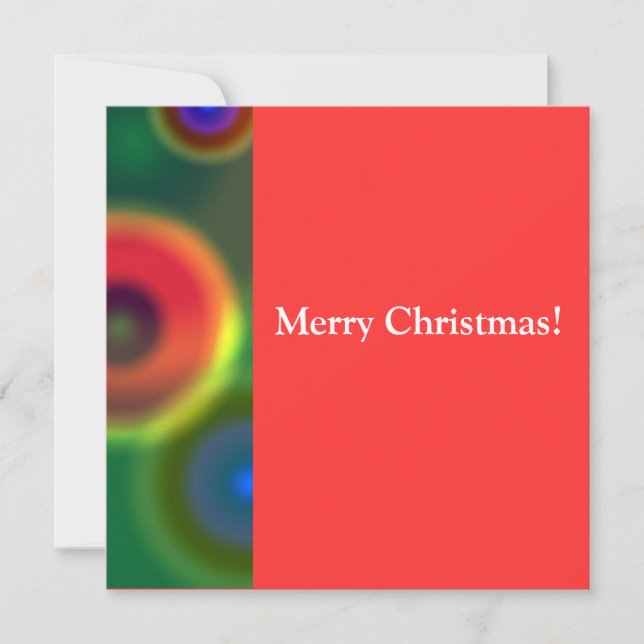 Festividades Cartão de Feriado Simples (Frente)