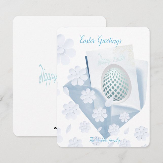 Festividades Cartão de feriado simples (Frente/Verso)