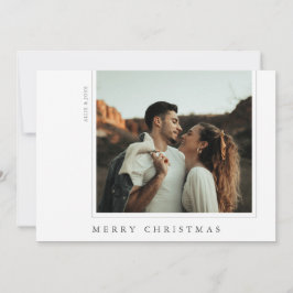 Festividades Cartão de Feriado Simples de Quadro Moderno Minima