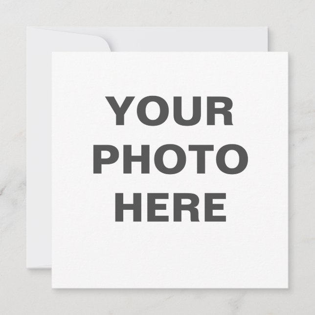 Festividades Cartão de Feriado Simples Personalizável (Frente)