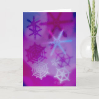 Festividades Cartão de Feriado Snowflake