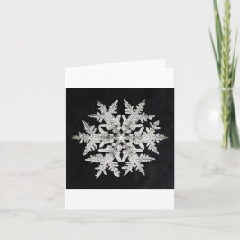 Festividades Cartão de feriado Snowflake 2