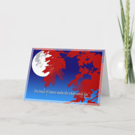 Festividades Cartão de Feriado Tocado na Natureza