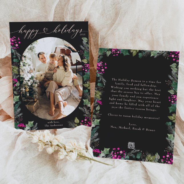 Festividades Cartão de Feriados Felizes da Família de Moody Esc (Criador carregado)