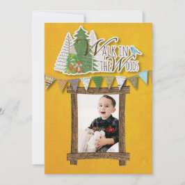 Festividades Cartão de Férias Aconchegante da Floresta Ornament