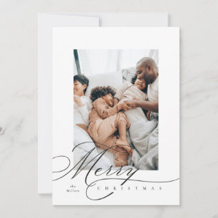 Festividades Cartão de Férias Alegre com Letreiro Manual