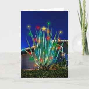 Festividades Cartão de Férias Brilho Majestoso do Agave
