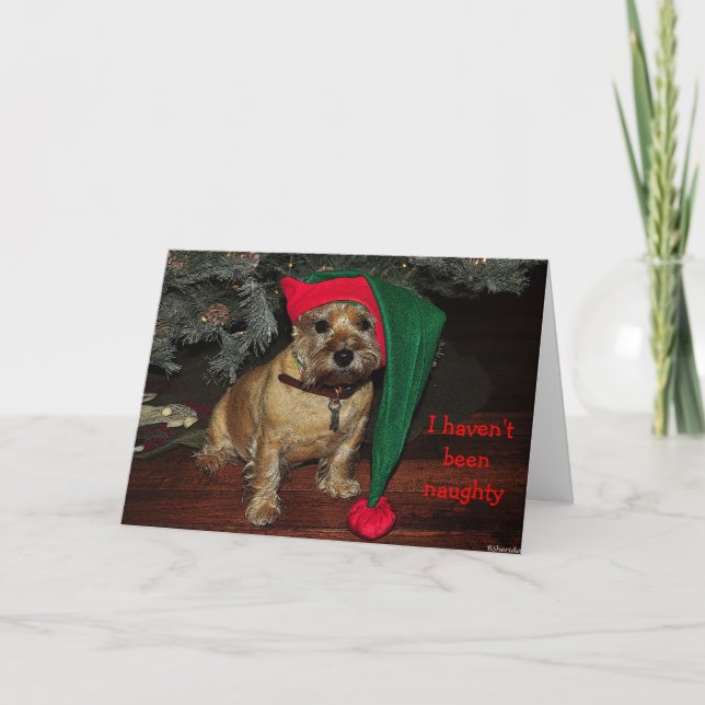 Festividades Cartão de Férias Cairn Terrier (Frente)
