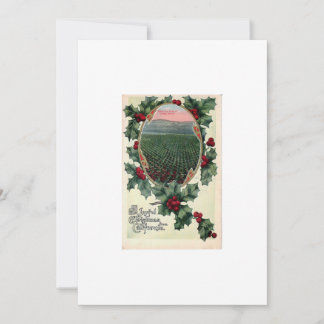 Festividades Cartão de Férias Califórnia Christmas Flat