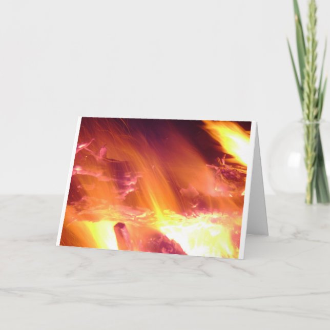 Festividades Cartão de Férias Campfire (Frente)