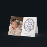 Festividades Cartão de Férias Curto-Termo Dobrado<br><div class="desc">Mande cumprimentos elegantes com estes belos cartões com fotos de férias.</div>