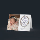 Festividades Cartão de Férias Curto-Termo Dobrado<br><div class="desc">Mande cumprimentos elegantes com estes belos cartões com fotos de férias.</div>