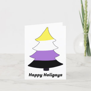 Festividades Cartão de Férias da Árvore de Holigay do Orgulho N