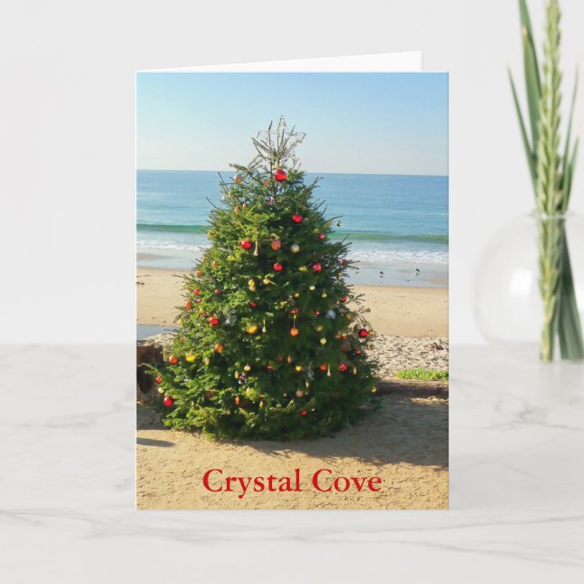 Festividades Cartão de Férias da Árvore de Natal (Frente)