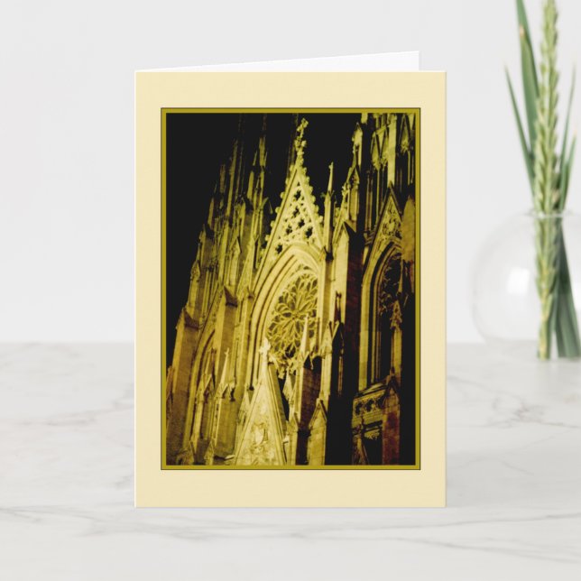 Festividades Cartão de Férias da Catedral de Patrick - Natal (Frente)