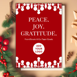 Festividades Cartão de Férias da Empresa | Mensagem Personaliza