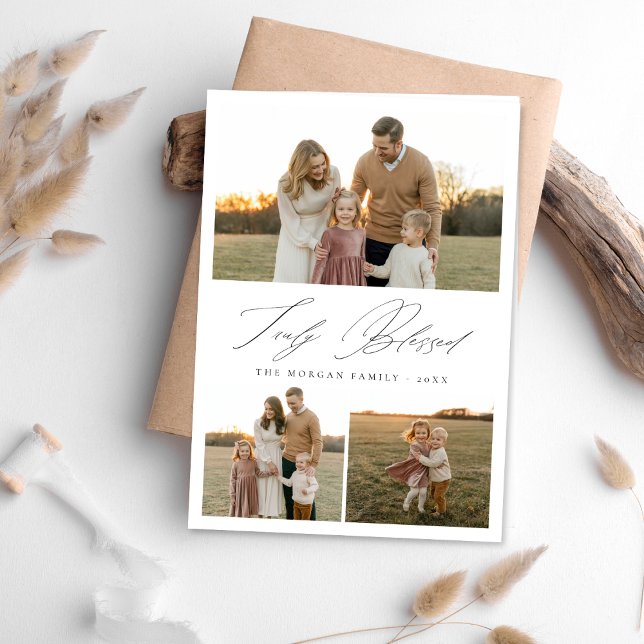 Festividades Cartão de Férias da Família Cristã Verdadeiramente (Criador carregado)