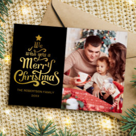 Festividades Cartão de Férias da Família Feliz Natal