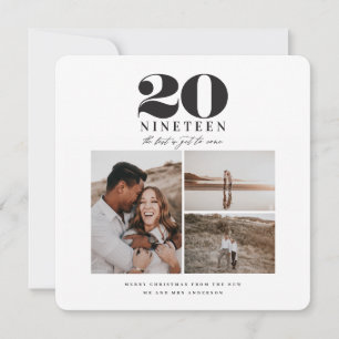 Festividades Cartão de férias de ano novo para fotografia