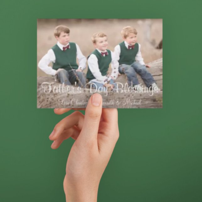 Festividades Cartão de Férias de Blessings para dias de os pais (Criador carregado)