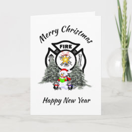 Festividades Cartão de Férias de Bombeiros de Natal