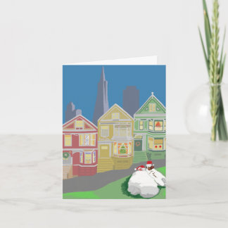 Festividades Cartão de Férias de Coelho - San Francisco