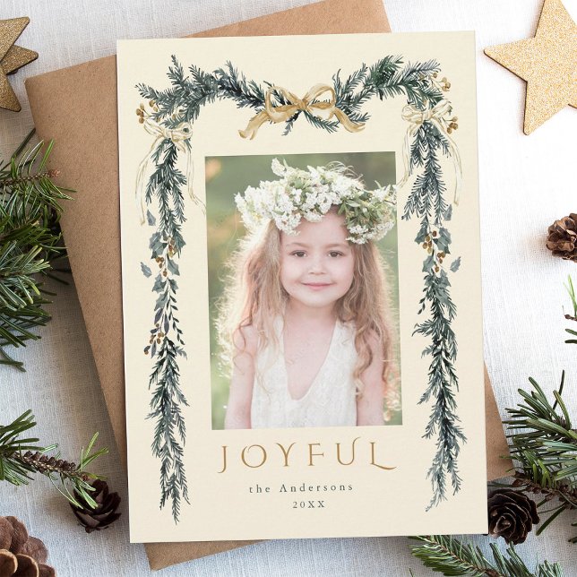 Festividades Cartão de Férias de Férias de Férias de Natal Eleg (Criador carregado)