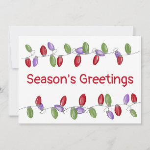 Festividades Cartão de Férias de Férias de Vintage Brito