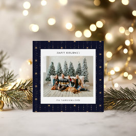 Festividades Cartão de Férias de Foto com Papel de Parede de Es