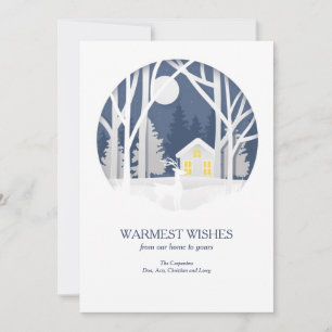 Festividades Cartão de Férias de Inverno