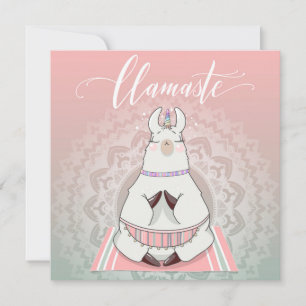 Festividades Cartão de Férias de Lhama