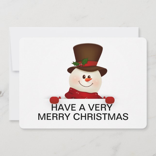 Festividades Cartão de Férias de Natal (Frente)