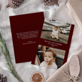 Festividades Cartão de Férias de Natal 2 Minimalista