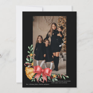 Festividades Cartão de Férias de Natal Bells