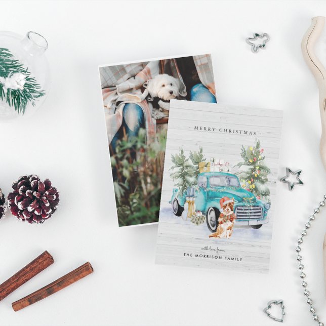 Festividades Cartão de Férias de Natal de Caminhão Russo (Criador carregado)