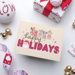 Festividades Cartão de Férias de Natal de Família ou Negócios c