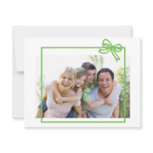 Cartão de Férias de Natal de Quadro Simples